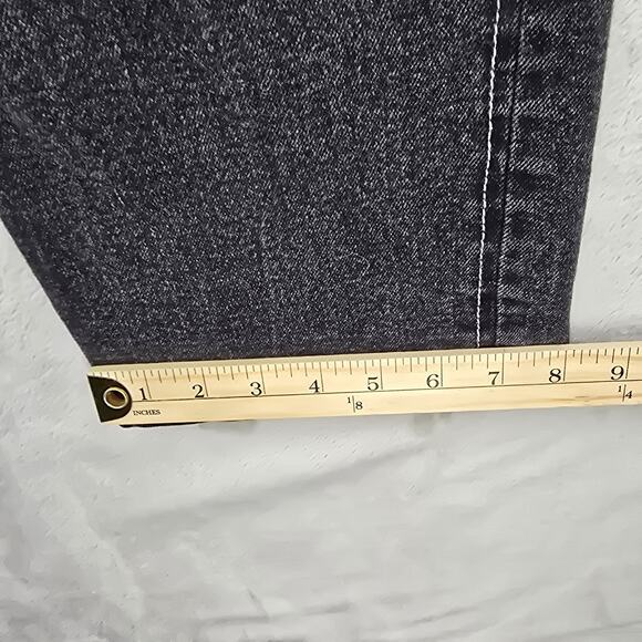 Hot Topic Double Knee Jeans Mens 30x30 Black Straight Carpenter Pants Grunge - Picture 11 of 13